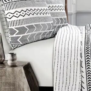 Lush Decor Hygge Geo Print Full/Queen Quilt Set